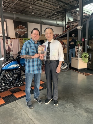 Dr. Wang’s talk was held at the Journey Biker Church