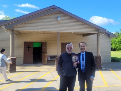 Dr. Wang’s talk was held at the Pointe Church in Mt. Julie