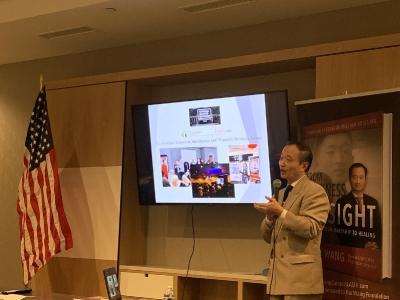 Dr. Wang presented about TIMBG at the Hyatt House, Williamson County Republican Career Women's Club Meeting