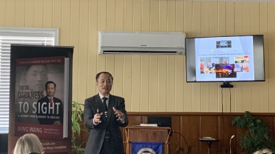 Dr. Wang presented about TIMBG to the GFWC Clarksville Women’s Club