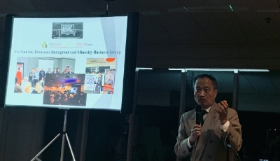 Dr. Wang presented about TIMBG to the Tennessee Action Council Helping Hands Division at the Old Natchez Trace Club